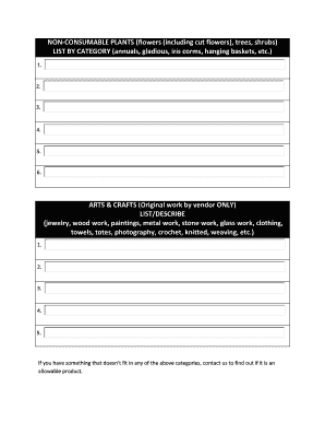 Vendor Product Listing Form