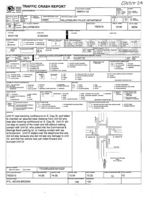 Traffic Crash Report Form