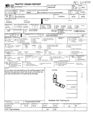 Traffic Crash Report Form