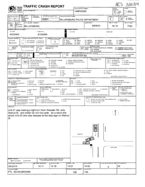 Traffic Crash Report Form