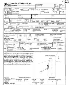 Traffic Crash Report Form