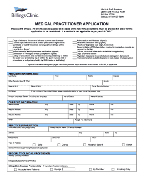 Medical Practitioner Application