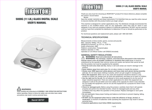 5000G Glass Digital Scale User Manual