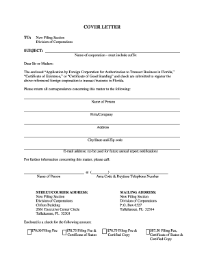 Florida Foreign Corporation Registration