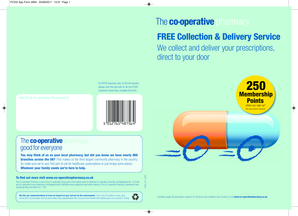 Prescription Collection and Delivery Service Form