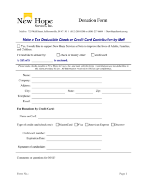 Donation Form