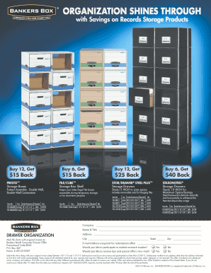 Bankers Box Rebate Form