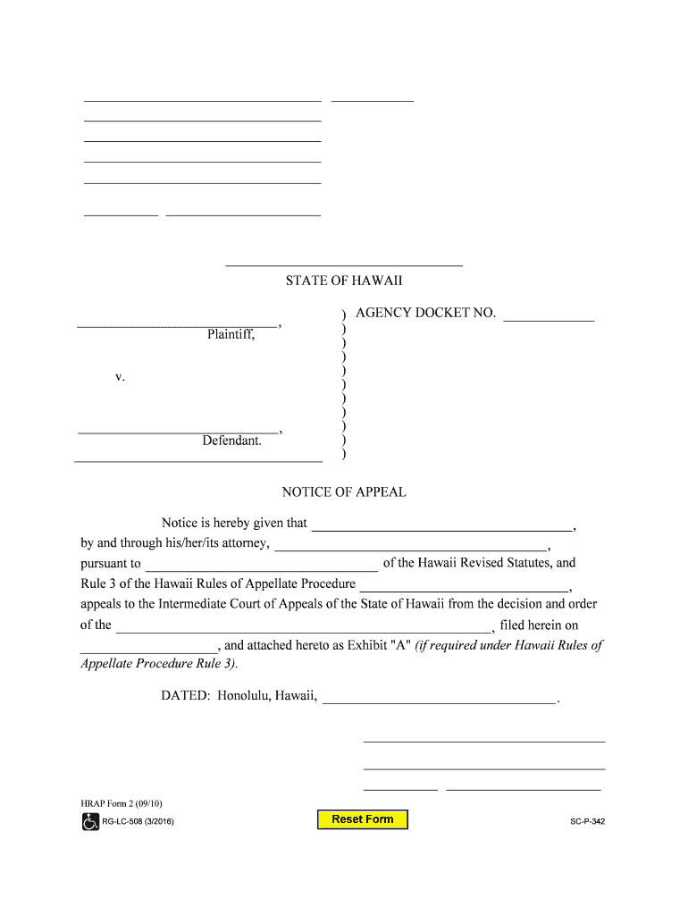 ) AGENCY DOCKET NO - courts state hi Preview on Page 1