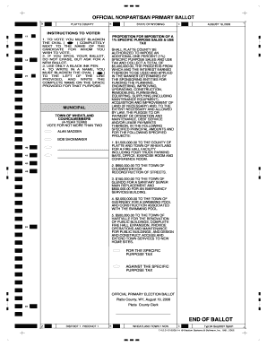 Platte County Wyoming Primary Ballot