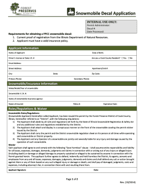 Snowmobile Decal Application