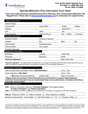 Prior Authorization Request Form