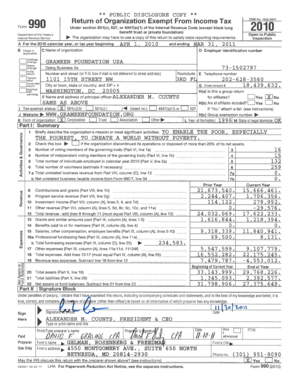 Form 990 2010 Grameen Foundation USA