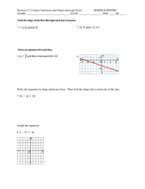 Math Homework: Linear Functions