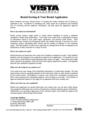 Rental Application Form