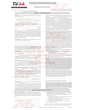 Residential Lease Contract