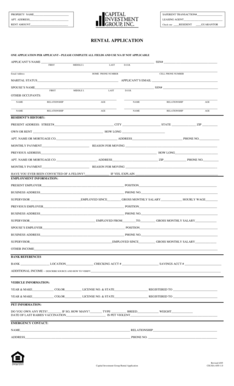 Capital Investment Group Rental Application