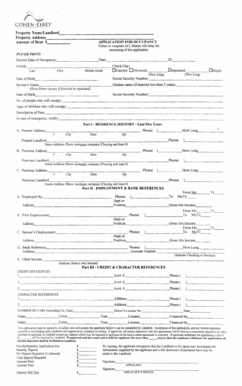 Rental Application Form