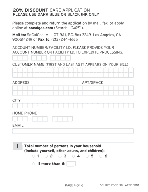 California CARE Program Application