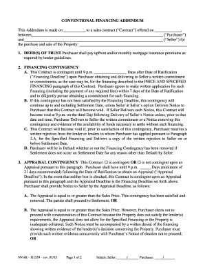 Conventional Financing Addendum