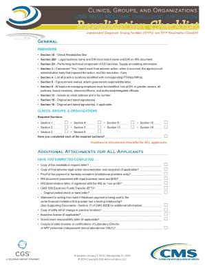 CMS-855B Medicare Enrollment Application
