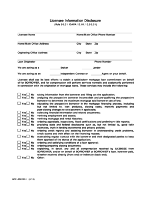 Idaho Mortgage Loan Originator Disclosure