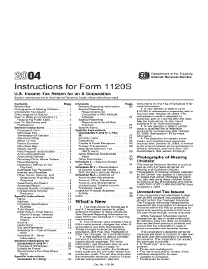 Instructions for Form 1120S