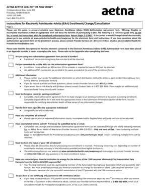 Electronic Remittance Advice Authorization Agreement
