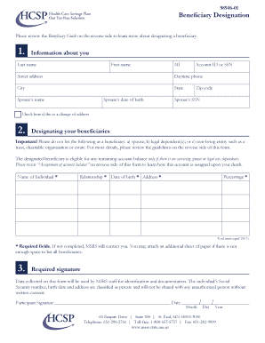 Minnesota Beneficiary Designation Form