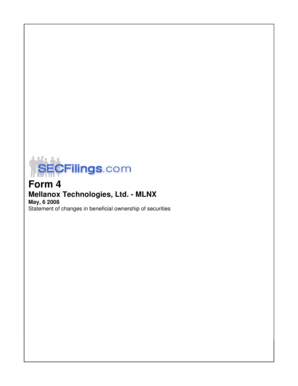 SEC Form 4 Statement of Changes in Beneficial Ownership