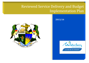 Reviewed Service Delivery and Budget