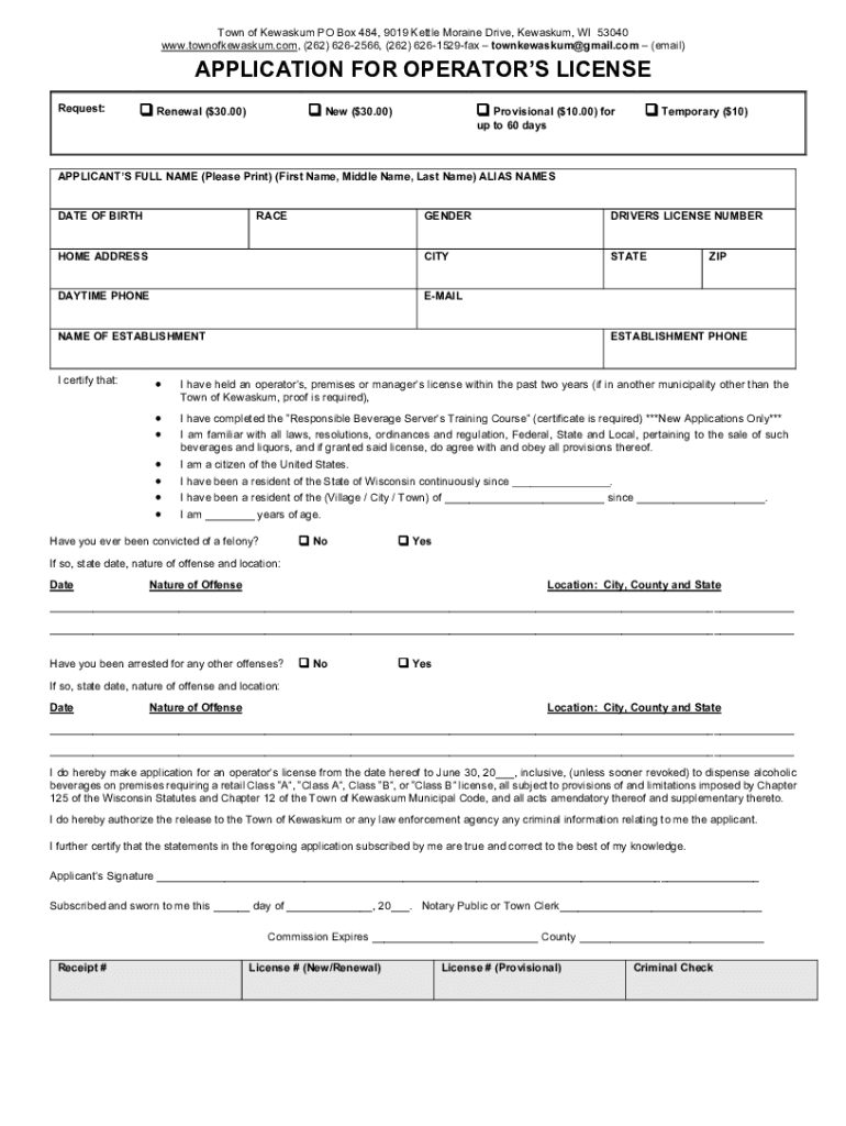 Fillable Online Fillable Online Kewaskum Town Hall Building Rental