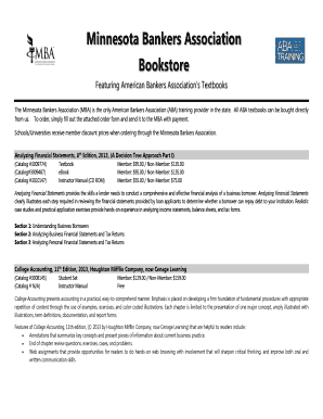 ABA Textbook Order Form