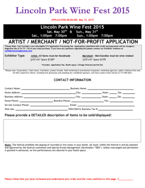 Lincoln Park Wine Fest 2015 - Special Events Management