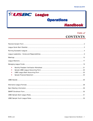 USBC Parental Consent Form