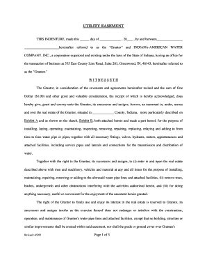 Utility Easement Agreement