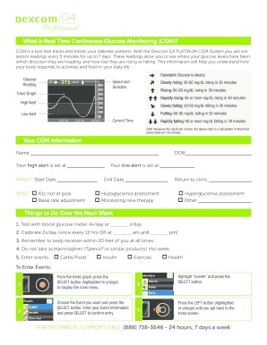 Dexcom G4 PLATINUM CGM User Guide