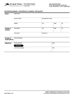 Address Change Request Form