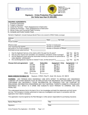 Crime Protection Plus Application