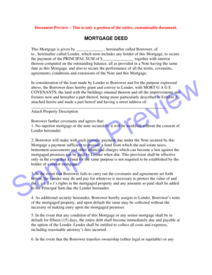 Registered mortgage deed format for bank - Mortgage Deed - Business FormsDocumentsTemplates