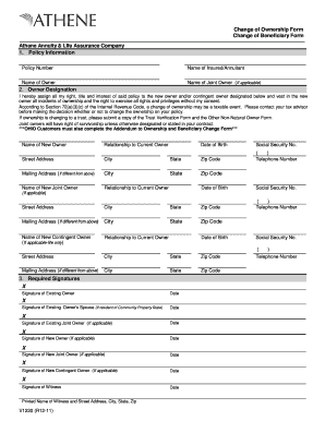 fillable change beneficiary form edit print download templates change of ownership form