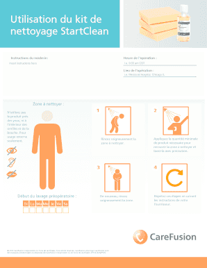 Instructions du kit de nettoyage StartClean