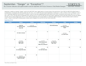 What is a 407 letter - September Danger or Exception