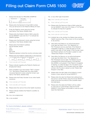Health Insurance Claim Form CMS 1500