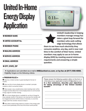 United In-Home Energy Display Application