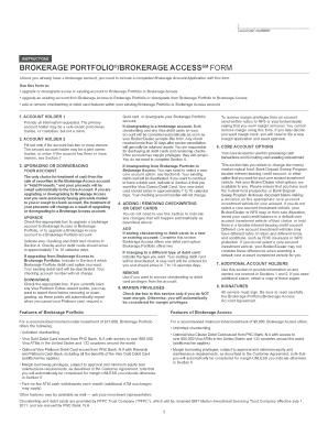 Brokerage Portfolio/Access Form