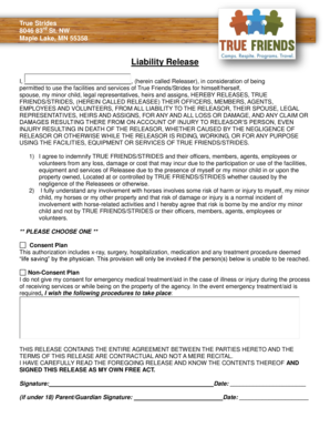 Liability Release Form