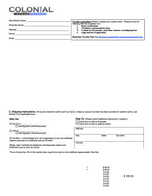 Restriction Removal Instructions