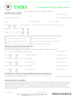 Formulario de Designación de Beneficiario
