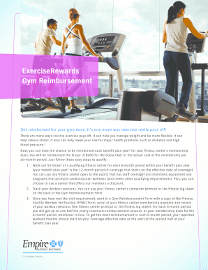 Gym Reimbursement Form