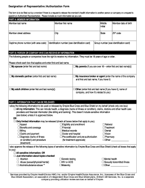 Health Information Release and Authorization Form